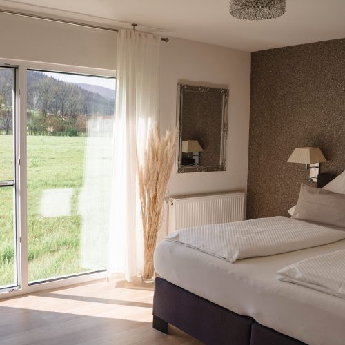 Schlafzimmer 1 Blumenmatte